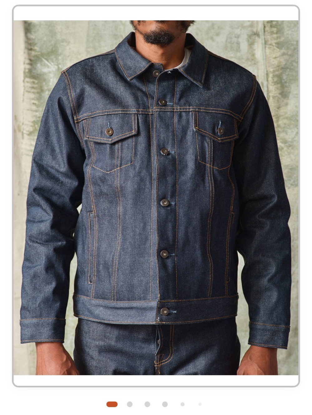 Tellason Blanket LinedDark Indigo Denim Trucker Jacket XXXL NWT